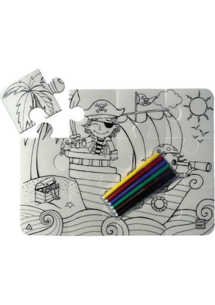 Funny Mat - Korsan Adası 30 x 40 cm