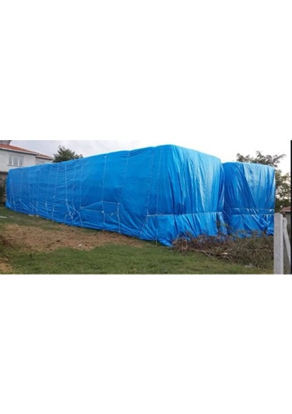 Çadır Branda - Su Geçirmez Gölgelik Tente Bahçe Araç Gölgelendirme Dış Mekan Örtüsü - 2m x 5m Mavi indirimleri