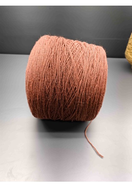 %70 Yün Örgü Ipi 500 gr Kahve rengi