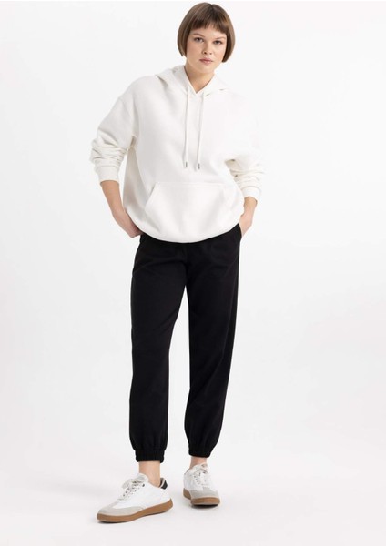 Standart Boy Beli Paçası Lastikli Basic Düz Jogger Eşofman Altı
