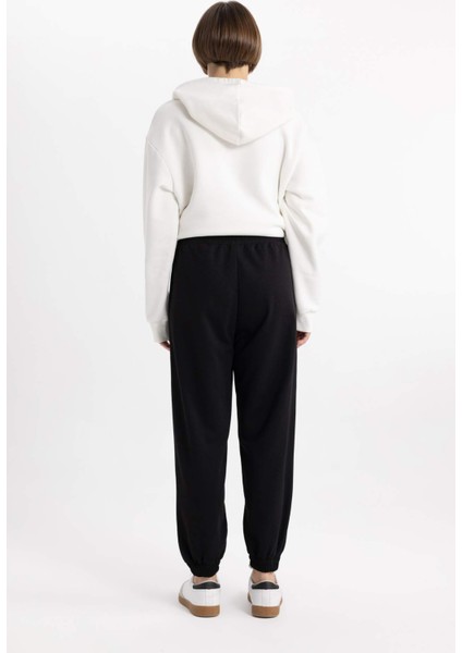 Standart Boy Beli Paçası Lastikli Basic Düz Jogger Eşofman Altı