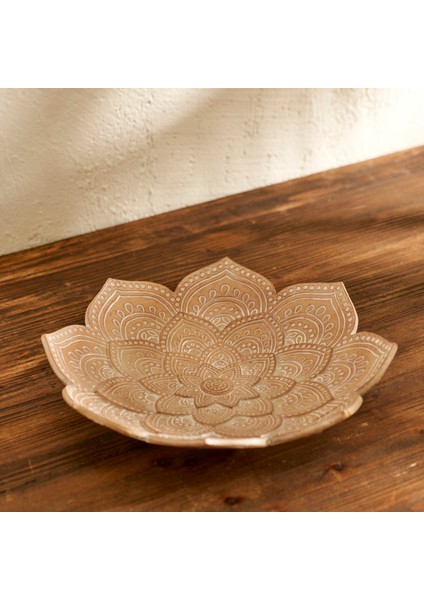 Clove Dekoratif Tabak Kahverengi (20X20X5 Cm)