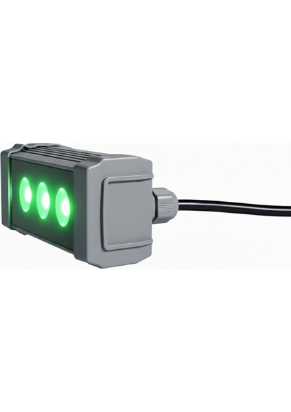 12CM 3W LED Duvar Boyama Wallwasher Yeşil 220V indirimleri