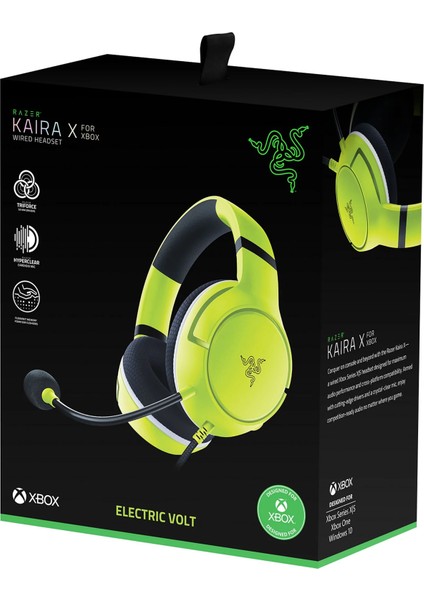 Kaira x For Xbox X|s RZ04-03970600-R3M1 Electric Volt Yesil Kablolu Oyuncu Kulaklik fiyatları