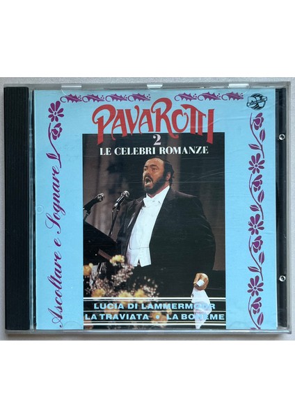 Pavarotti Le Celebri Romanze 2 CD (Orijinal Dönem Baskı Cd)