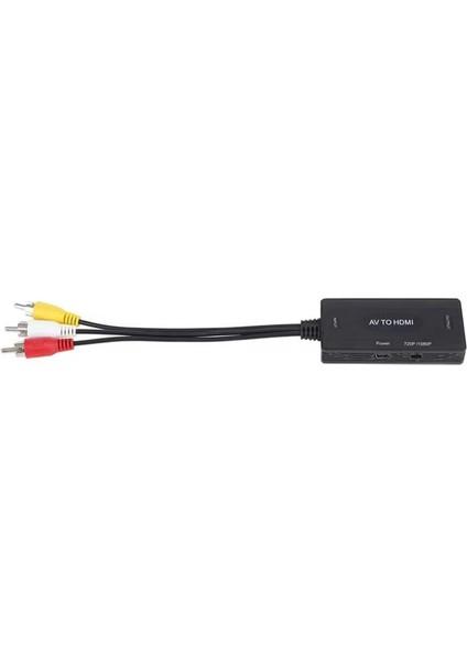 CR01 Rca Av Anlalogdan HDMI 1.3 1080P Hdtvye Video ve Ses Dönüştürücü Adaptör fırsatları