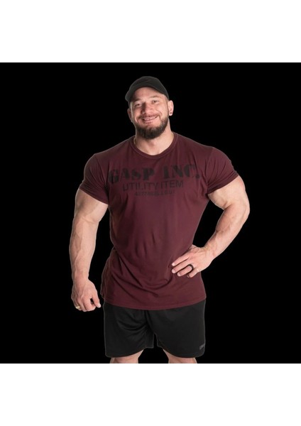 Basic Utility Tee 220606393 - Maroon