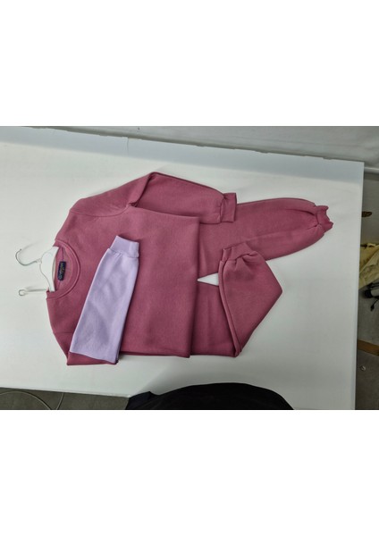 Kız Çocuk King Nakışlı Polar 2'li Eşofman Takımı Gül Kurusu fiyatları