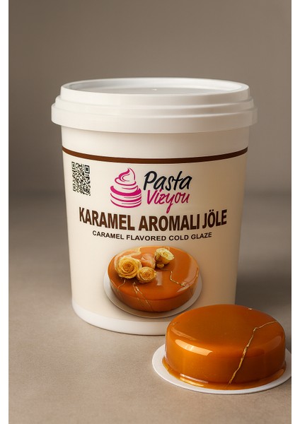 Karamel Aromalı Soğuk Pasta Jeli - Jölesi 500G