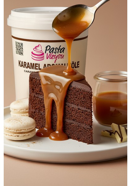 Karamel Aromalı Soğuk Pasta Jeli - Jölesi 500G fiyatları