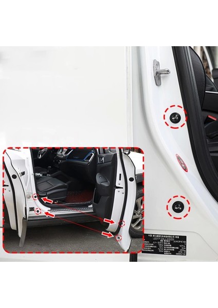 Bfs Araba Kapı Ses ve Darbe Emici Pad 10 Adet Siyah modelleri