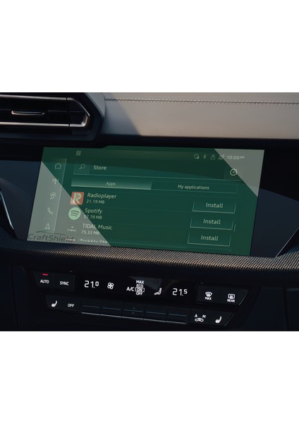 Audi A3 8y (2021-2025) Uyumlu 10.1" Multimedya 9h Nano Ekran Koruyucu fiyatları