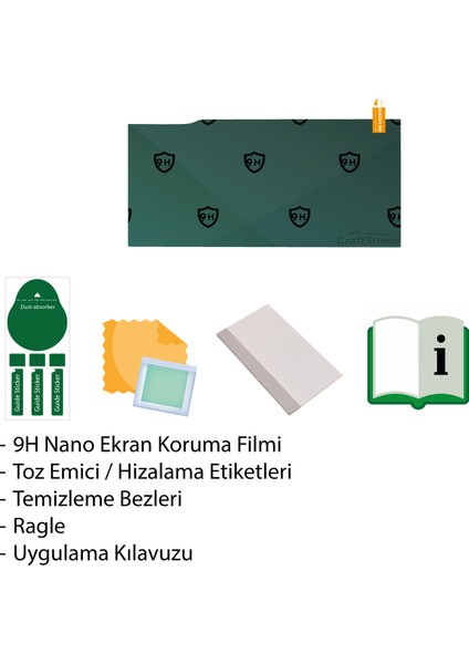 Audi A3 8y (2021-2025) Uyumlu 10.1" Multimedya 9h Nano Ekran Koruyucu modelleri