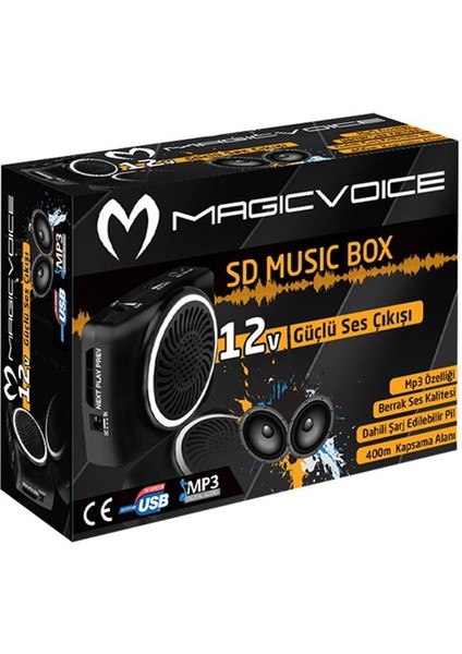 MV-17450 Usb-Sd Kart Girişli Şarjlı Mini Seyyar Rehber Anfisi modelleri