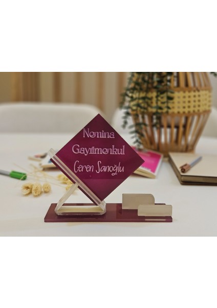 Kişiye Özel Masaüstü Isimlik modelleri