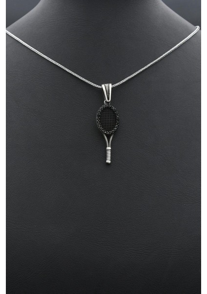 Tenis Raketi 925 Ayar Gümüş Kolye Zincir 902380 fırsatları