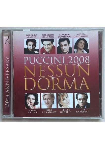 Nessun Dorma Puccini 2008 Çift CD (Orijinal 2008 Dönem Baskı Cd)