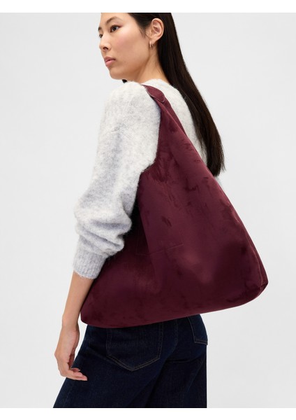 Kadın Bordo Vegan Süet Tote Bag fiyatları