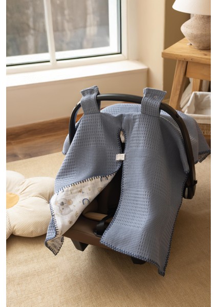 %100 Pamuklu Çift Taraflı Müslin Puset Örtüsü modelleri