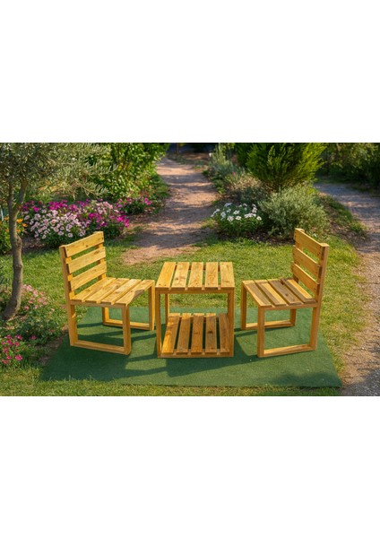 Ahşap Bahçe/balkon Bistro Oturma Takımı fiyatları
