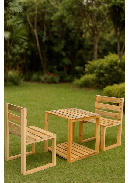 Ahşap Bahçe/balkon Bistro Oturma Takımı fırsatları