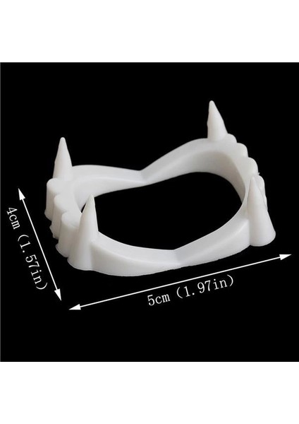 Bfs Beyaz Renk Çift Damak Takma Vampir Dişi modelleri