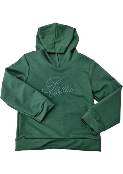 Kız Çocuk Yeşil Paris Nakışlı Eşofman Takım 5 Yaş fiyatları