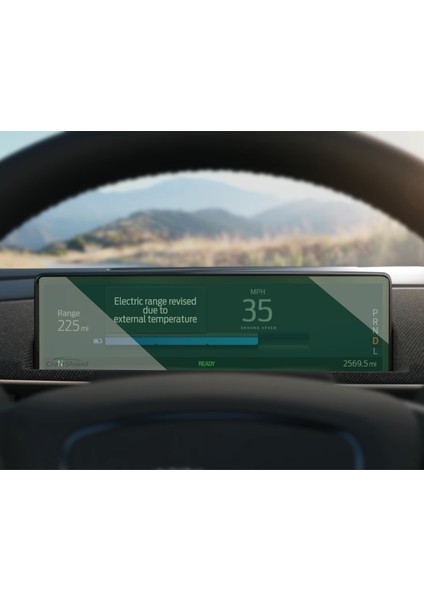 Ford Mustang Mach-E (2021-2025) Uyumlu 15.5" Multimedya ve 10.2" Gösterge Çift Set 9h Nano Ekran Koruyucu modelleri