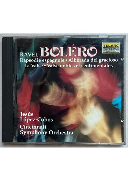 Ravel Bolero Rapsodie Espagnole • Alborada Del Gracioso • La Valse • Valse Nobles Et Sentimentales CD (Orijinal 1988 Dönem Baskı Cd)