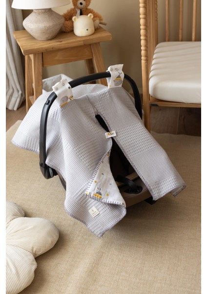 %100 Pamuklu Çift Taraflı Müslin Puset Örtüsü modelleri