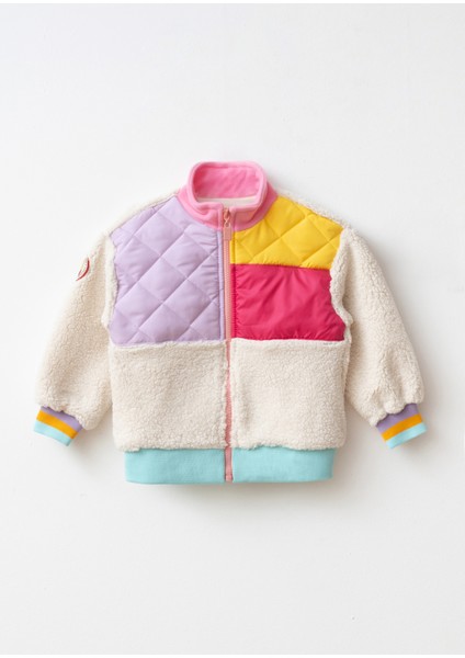 Kız Çocuk Polar Ceket Pembe P101