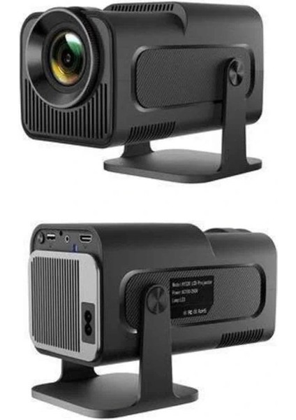 Projektör Siyah Android Taşınabilir Sinema Projeksiyon Wifi Destekli En Güncel Sürüm Akıllı indirimleri