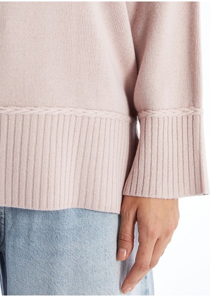 Yeni Sezon Bisiklet Yaka Kadın Triko Tunik modelleri