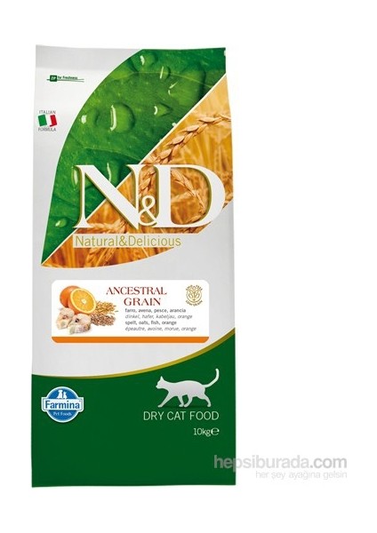 Ocean Morina Balığı, Kılçıksız Buğday, Yulaf & Portakal Yetişkin fiyatları