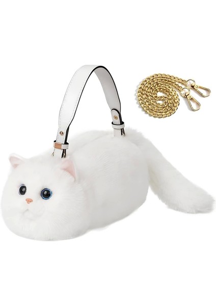 Bfs B&d Kedi El Çantası Beyaz