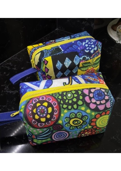 Makyaj Çantası/organize Çanta /otantik Kumaş