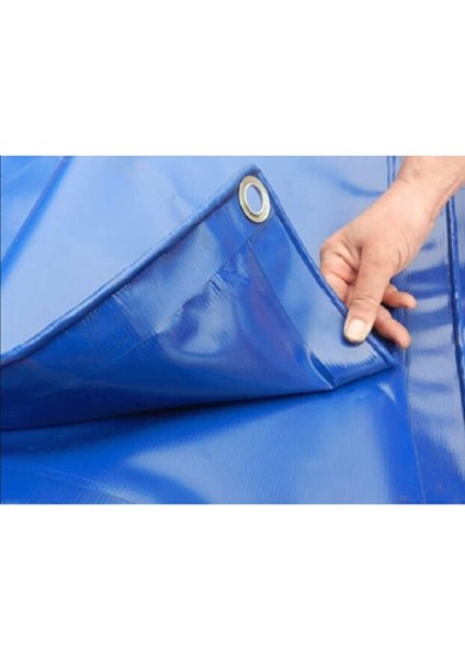 Çadır Branda - Su Geçirmez Gölgelik Tente Bahçe Araç Gölgelendirme Dış Mekan Örtüsü - 2m x 4m Mavi