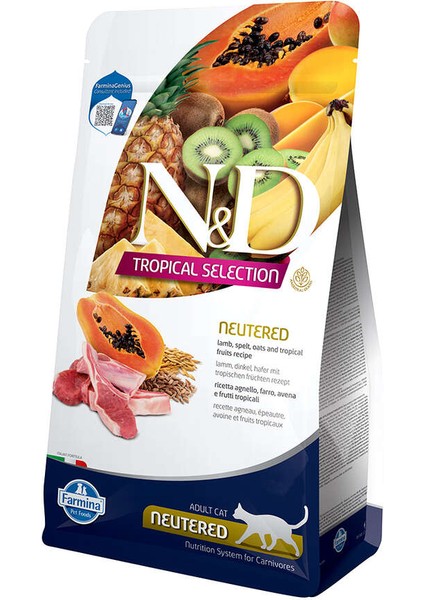 Tropical Selection Kuzu ve Meyveli Kısır Kedi Maması 10 Kg fiyatları