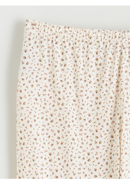 Yeni Sezon Beli Lastikli Çiçekli Kadın Pijama Altı fiyatları