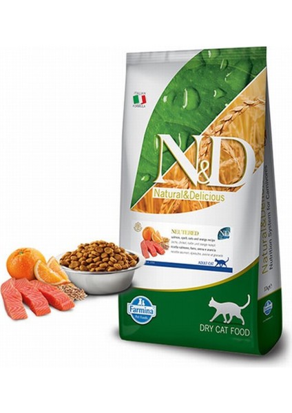 Nd Ocean Somonlu Neutered Az Tahıllı Kedi Maması 10 Kg modelleri