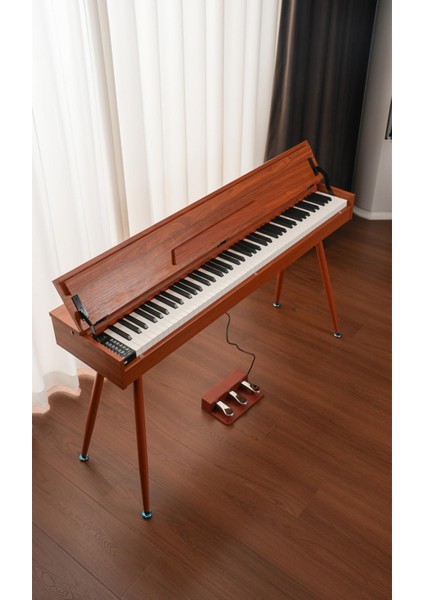 Jwin Sapphire SDP-115 Çekiç Aksiyonlu 88 Tuşlu Dijital Piyano - Kahve fırsatları