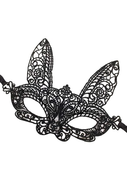 Bfs Siyah Renk Dantel Kesim Dantel Işlemeli Balo Parti Maskesi 7 No modelleri