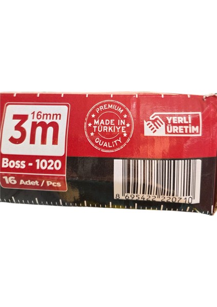 3X16 mm Şerit Metre 16 Adet modelleri
