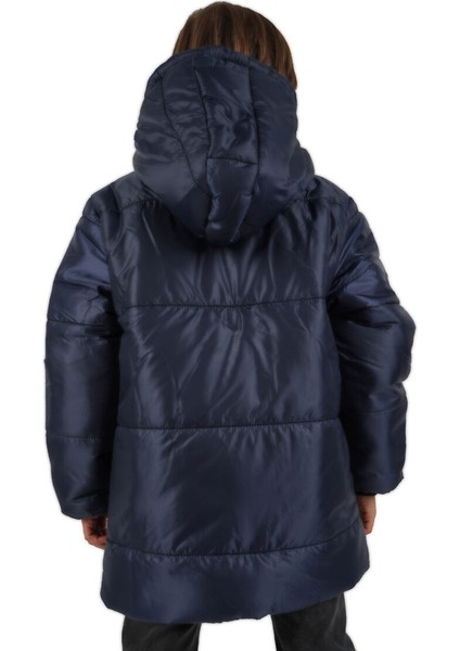 İçi Kürklü Su ve Rüzgar Geçirmez Erkek Çocuk Mont