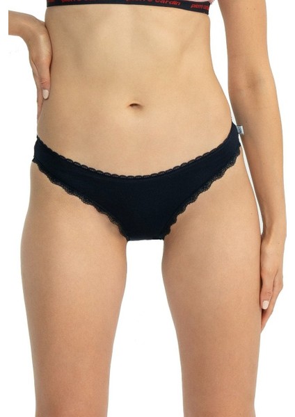 Kadın, Lisanslı, 3'lü Slip Külot, Bordo - Lacivert - Baskılı modelleri