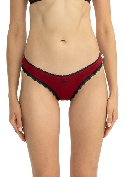 Kadın, Lisanslı, 3'lü Slip Külot, Bordo - Lacivert - Baskılı fırsatları