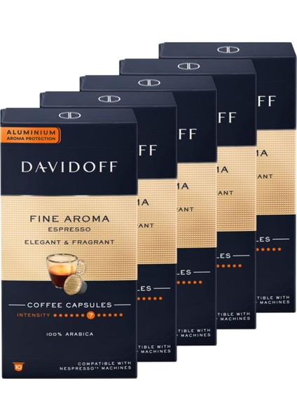 Fine Aroma Espresso 5X10 Kapsül Kahve