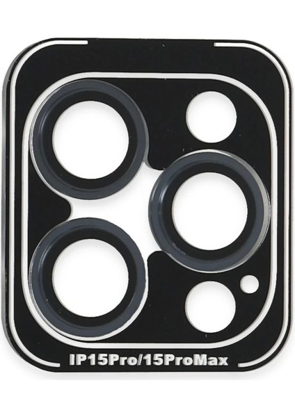 Bfs iPhone 15 Pro Max Pvd Metal Kamera Lens - Lacivert