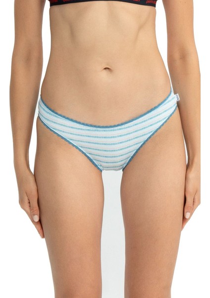 Kadın, Lisanslı, 3'lü Slip Külot, Gri Mlj.- Bask.- Mavi Bask. fiyatları