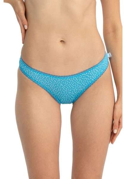 Kadın, Lisanslı, 3'lü Slip Külot, Gri Mlj.- Bask.- Mavi Bask. modelleri